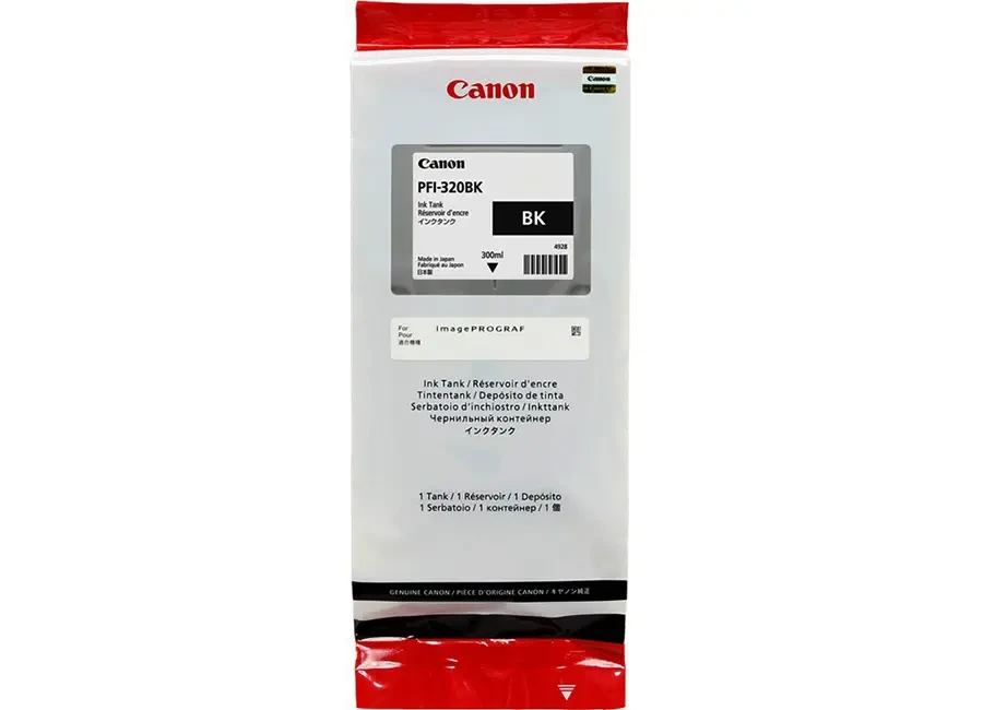 Картридж струйный Canon PFI-320 BK черный (300мл) для imagePROGRAF TM-200/205/300/305 2890C001 - фото 1 - id-p108746440