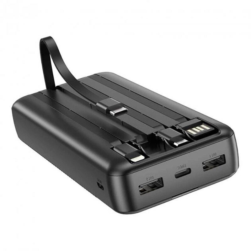 POWER BANK BOROFONE BJ20A, 20000 мАч, 3 входа, 5 выходов - фото 4 - id-p108746936