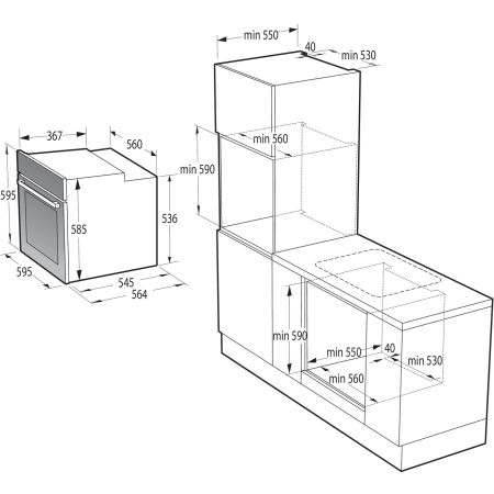 Встраиваемый духовой шкаф Gorenje-BI BO 6717 E0BG - фото 3 - id-p108748318