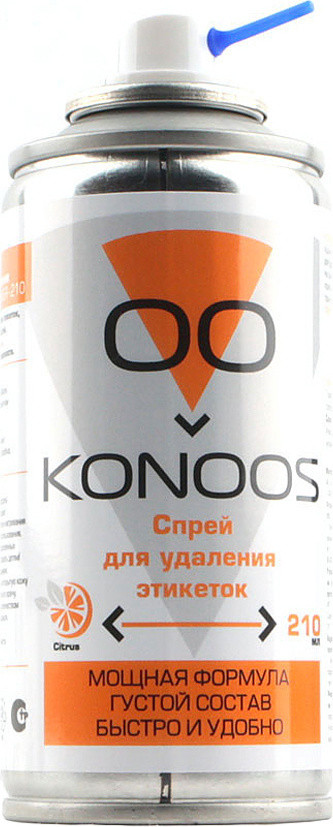 Чистящее ср-во для оргтехники Konoos, KSR-210, спрей для удаления этикеток
