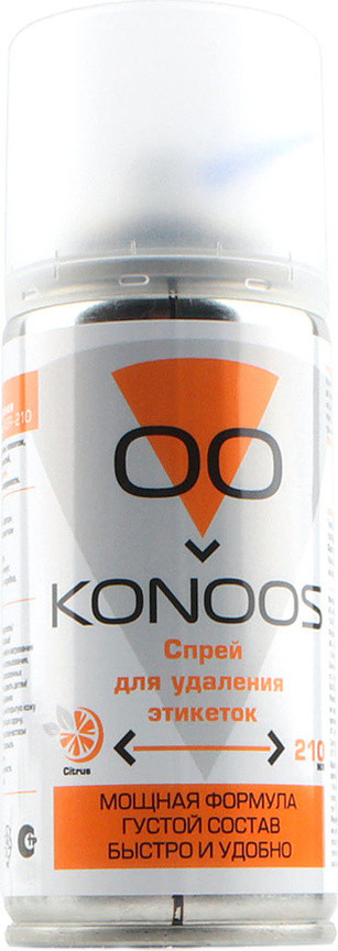 Чистящее ср-во для оргтехники Konoos, KSR-210, спрей для удаления этикеток - фото 2 - id-p108733694