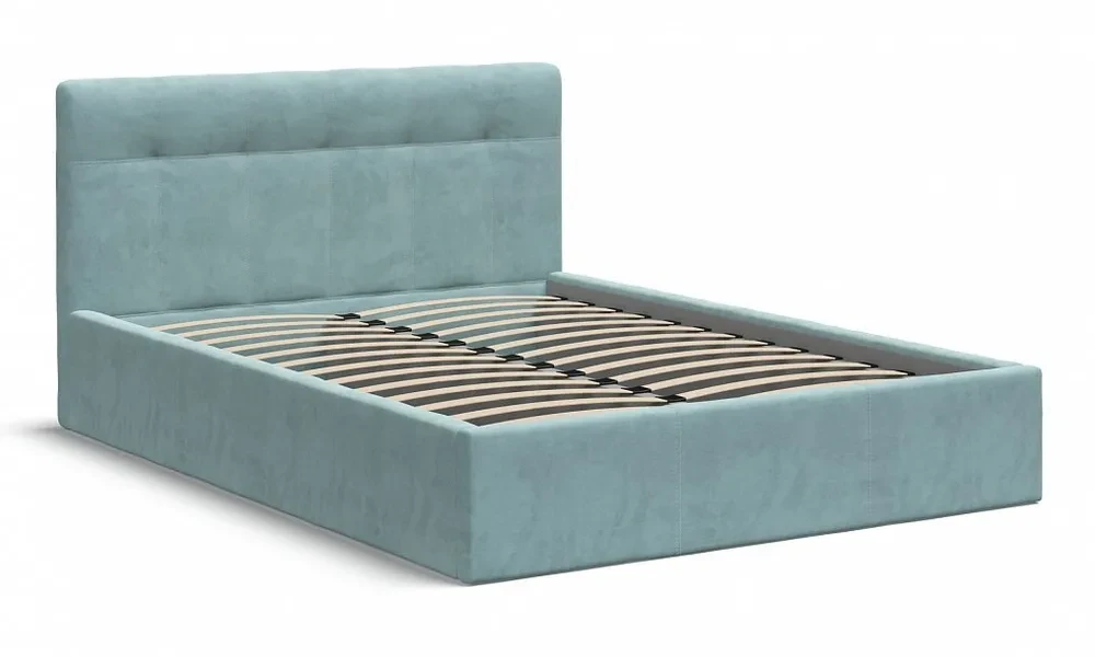 Двуспальная кровать Белла велюр Monolit (О), 140х200 см - фото 4 - id-p108749510