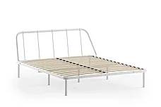 Двуспальная кровать Мира (О) 160х200 см, белая, фото 3