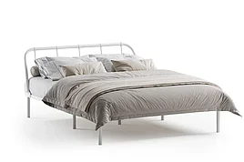 Двуспальная кровать Квадрат(О) 120х200 см, белый