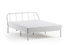 Двуспальная кровать Мира (О) 120х200 см, белый, фото 2