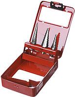 Набор сверл ступенчатых ЗУБР, 3 шт., Р4М2 (29665-3-20-H3)