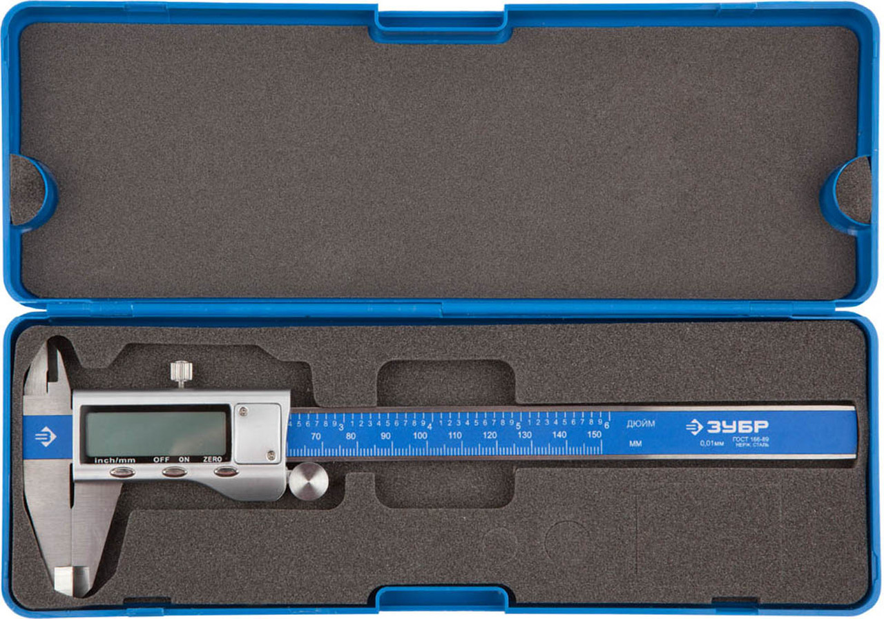 Штангенциркуль электронный ЗУБР, 150 мм (34463-150) - фото 2 - id-p108751419