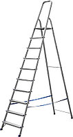 Лестница стремянка, Сибин,10 ступен.., алюминий, максимальная нагрузка 150 кг (38801-10)