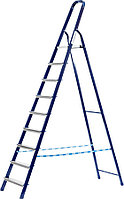 Лестница стремянка, Сибин, 10 ступен.., алюминий, максимальная нагрузка 150 кг (38803-10)