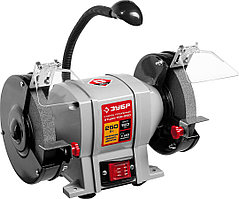 Станок точильный электрический ЗУБР, 250 Вт, асинхронный (ЗТШМ-150-250)