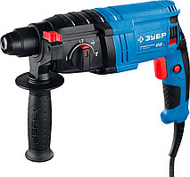 Перфоратор горизонтальный ЗУБР, 650 Вт, 0-1950 об/мин, 0-6200 уд/мин, серия "Профессионал" (ЗП-22-650 К)