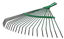 Грабли веерные, Raco, 450 мм, 22 круглых зубца, ЛКМ покрытие (4231-53/737)