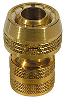 Соединитель шланг-насадка, Raco, Ø 3/4", латунный (4246-55008B)