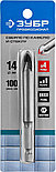 Сверло по стеклу и кафелю ЗУБР 14 мм, 4-х резцовый, длина 100 мм, шестигранный хвостовик (29845-14_z01), фото 3