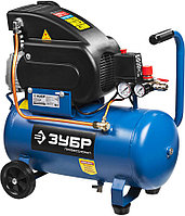 Компрессор воздушный ЗУБР, 1500 Вт, 240 л/мин, 24 л,  масляный(ЗКПМ-240-24-1.5)
