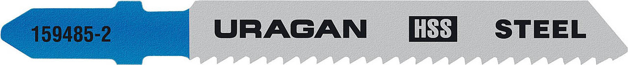 Полотно для эл/лобзика URAGAN по металлу HSS, EU-хвост, шаг 2 мм, 75/50 мм, 2 шт. (159485-2_z02) - фото 1 - id-p108752545