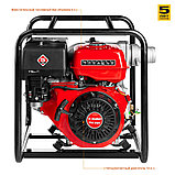 Мотопомпа бензиновая, ЗУБР, 1300 л/мин (78 м3/ч), для грязной воды, напор 27 м, всасывание 8 м (МПГ-1300-80), фото 5