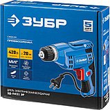 Дрель безударная ЗУБР, 420 Вт, 0-3000 об/мин, 10 мм БЗП патрон, реверсивная (ЗД-П421 ЭР), фото 7