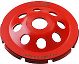 Чашка шлифовальная по бетону ЗУБР 115 мм, L- 22.2 мм, алмазная, сегментная, однорядная (33377-115), фото 2