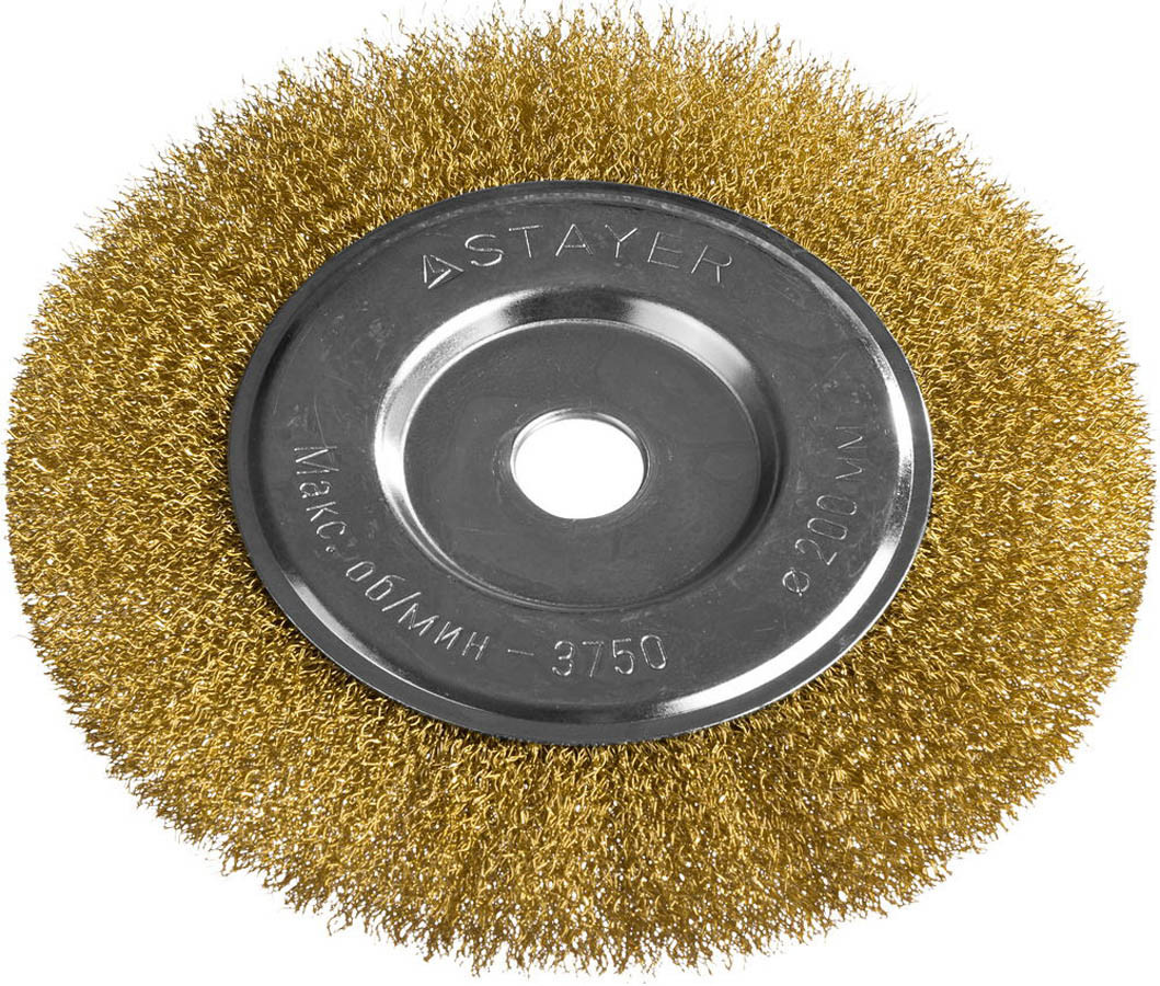 Щетка дисковая для УШМ STAYER Ø 200 мм (35122-200)