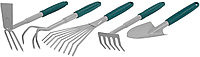 Набор ручной садово-огородный инструмент, Raco, 5 предметов (4225-53/499-12)