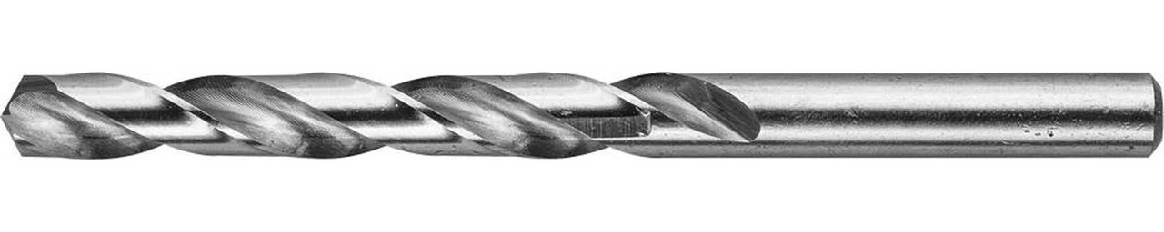 Сверло по металлу ЗУБР Ø 9.5 x 125 мм, класс А, Р6М5 (4-29625-125-9.5)