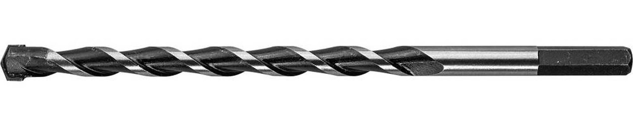 Сверло по бетону ЗУБР 10 x 200 мм, шестигранный хвостовик, серия "Профессионал" (2916-200-10), фото 1