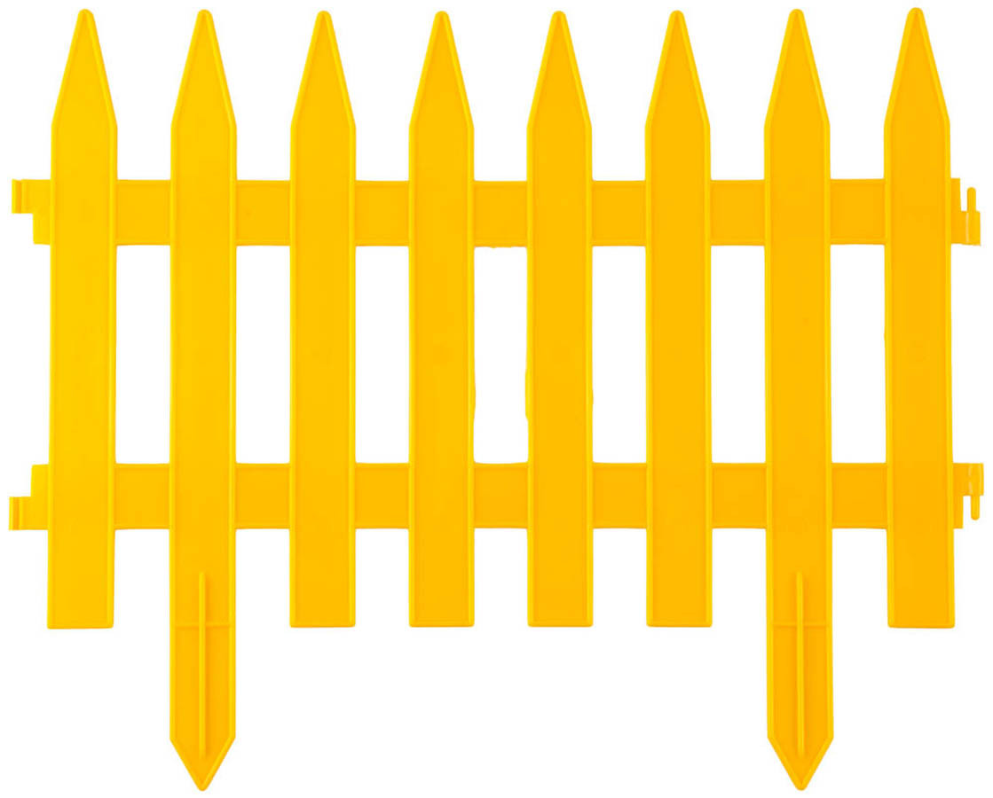 Забор декоративный КЛАССИКА, Grinda, 28х300 см, желтый (422201-Y) - фото 1 - id-p108752008