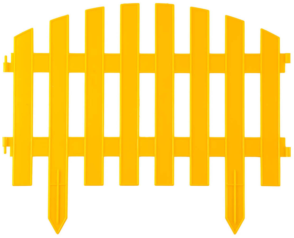Забор декоративный АР ДЕКО, Grinda, 28х300 см, желтый (422203-Y) - фото 1 - id-p108752011