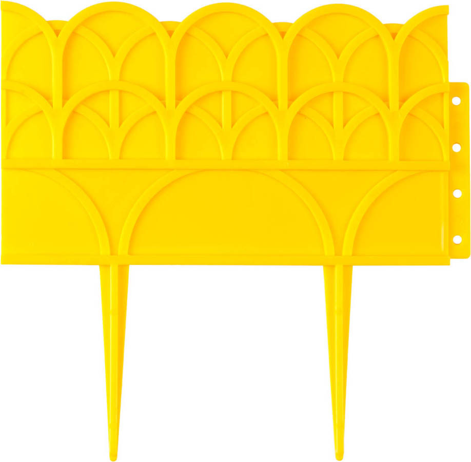 Бордюр декоративный для цветников, Grinda, 14х310 см, желтый (422223-Y) - фото 1 - id-p108752023