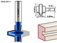 Фреза пазо-шиповая наборная, ЗУБР 38.1 x 28.6 мм, хвостовик 12 мм, по дереву (28731-38.1-1)