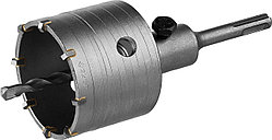 Коронка по бетону в сборе ЗУБР Ø 73 мм, 9 шт. (29211-73)