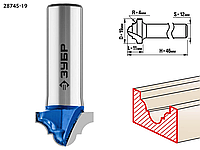 Фреза пазовая фасонная №6, ЗУБР 19 x 11 мм, радиус 4 мм, по дереву (28745-19)
