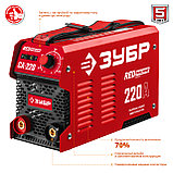 Сварочный аппарат ЗУБР, 220 А, MMA, инверторный (СА-220), фото 4