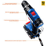 Дрель-шуруповерт ЗУБР, 16 в, 2 аккумулятора, в кейсе (DL-16 A5), фото 6