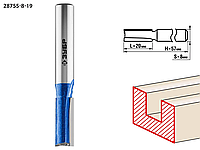 Фреза пазовая прямая с нижними подрезателями, ЗУБР 8 x 20 мм, хвостовик 8 мм,по дереву (28755-8-19)