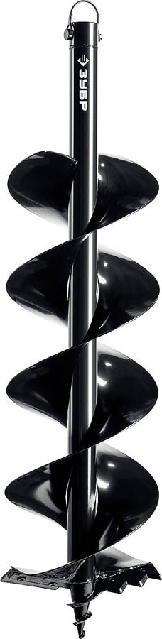 Шнек для мотобуров ЗУБР, d=200 мм, двухзаходный, мерзлый грунт (7052-20), фото 1