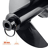 Шнек для мотобуров ЗУБР, d=300 мм, однозаходный, грунт (7051-30), фото 6