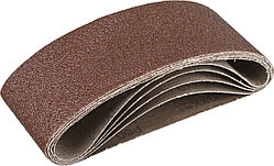 Лента шлифовальная бесконечная для ЛШМ, ЗУБР P60, 75х457 мм, 5 шт., на тканевой основе (35341-060)