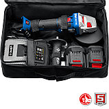 УШМ "BRUSHLESS", ЗУБР, 20 В, Li-Ion PRO, 2 аккумулятора, серия "Профессионал" (AB-125-42), фото 5