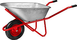 Тачка строительная одноколесная Т-12, ЗУБР, 90 л, 180 кг (39960)