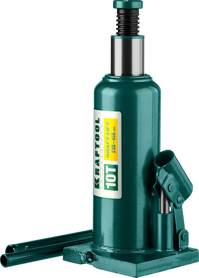 Домкрат бутылочный Kraftool, 10 т., 230-456 мм, серия "Kraft-Lift" (43462-10_z01) - фото 1 - id-p108751057