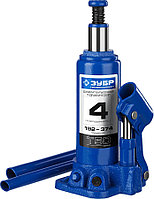 Домкрат бутылочный  T50, ЗУБР, 4 т., 192-374 мм, серия "Профессионал" (43060-4_z01)