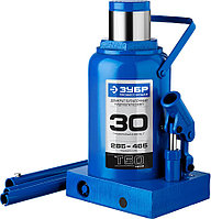 Домкрат бутылочный  T50, ЗУБР, 30 т., 285-465 мм, серия "Профессионал" (43060-30_z01)