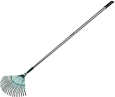 Грабли с алюминиевым черенком, GRINDA PROLine 22 плоских зубца (39586)