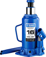 Домкрат бутылочный  T50, ЗУБР, 16 т., 228-465 мм, серия "Профессионал" (43060-16_z01)