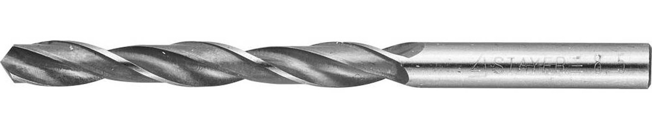 Сверло спиральное по металлу STAYER Ø 8.5 х 117 мм, Р6М5 (29602-117-8.5)