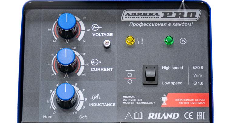 Полуавтомат инверторный Aurora-Pro OVERMAN 200 Mosfet 40-200 А, MIG-MAG (OVER 200) - фото 7 - id-p108754974