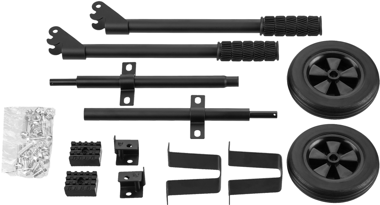Набор колес + рукоятка № 2, для генераторов мощностью свыше 4000 Вт, ЗУБР (НКР-2) - фото 1 - id-p108755124