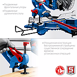 Пила торцовочная с протяжкой ЗУБР 1800 Вт, 216х30 мм, серия "Профессионал" (ППТ-216-П), фото 6